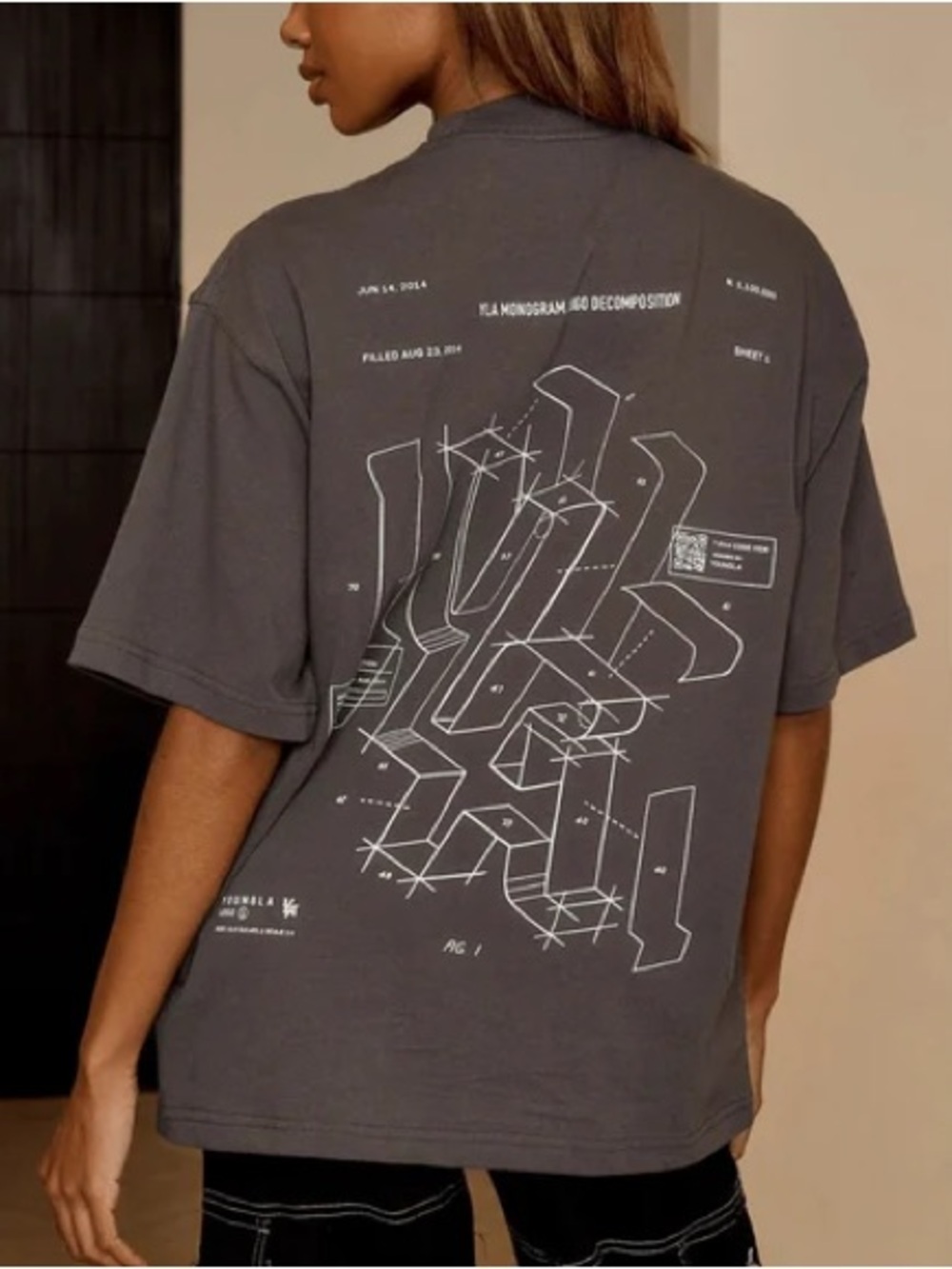 Youngla Digital grey tee